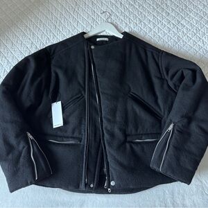 Matsufuji Black Wool Jacket